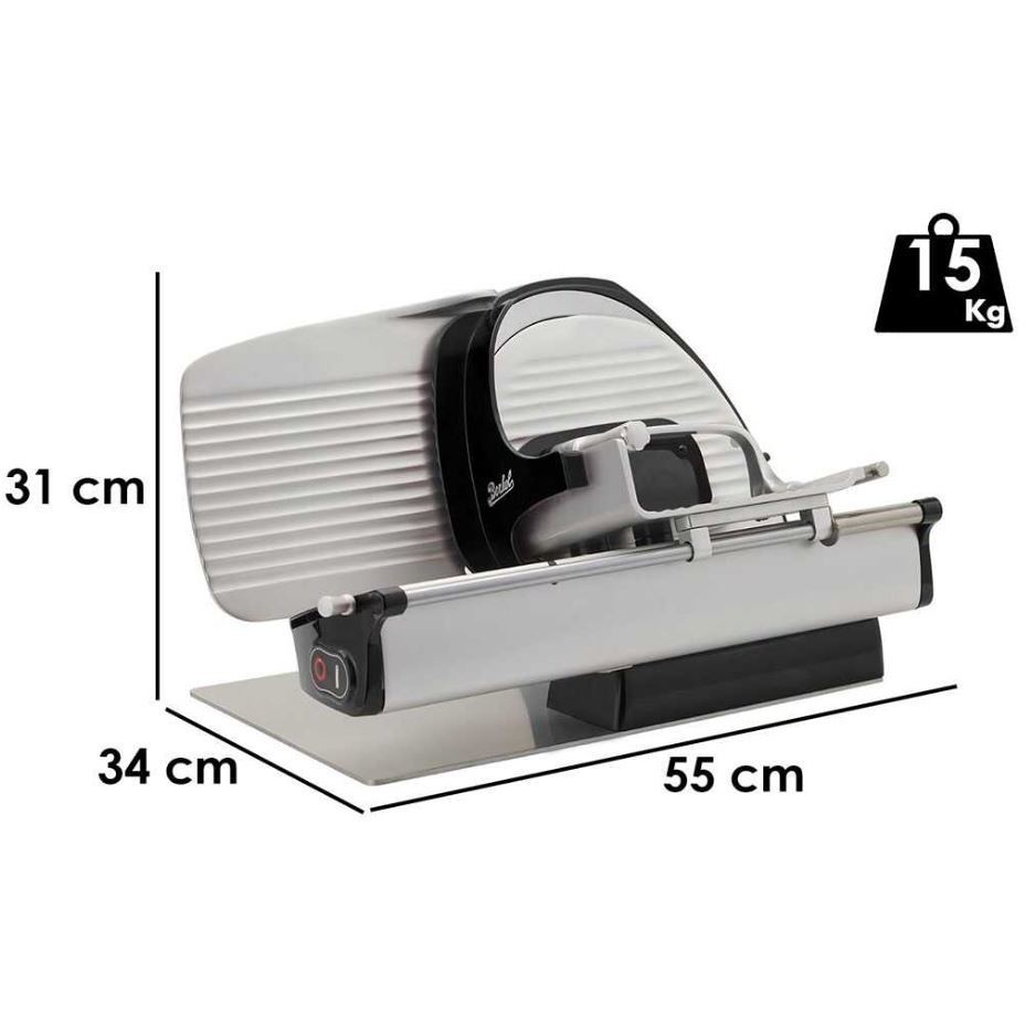 Berkel HLPLUS250NERA Affettatrice Elettrica da Tavolo Lama 250 mm Colore Nero