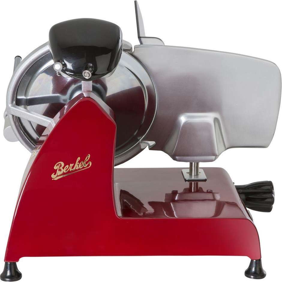 Berkel Red Line 250 Affettatrice con lama in acciaio cromato da 250 mm Colore Rosso
