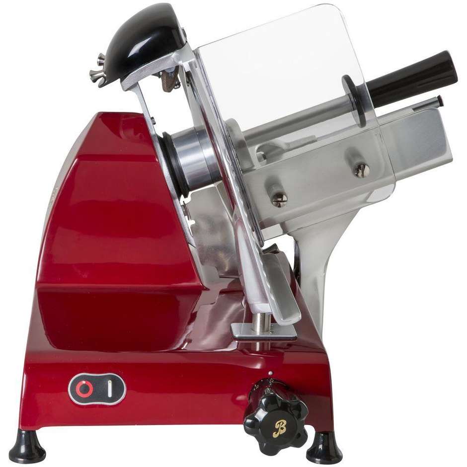 Berkel Red Line 250 Affettatrice con lama in acciaio cromato da 250 mm Colore Rosso