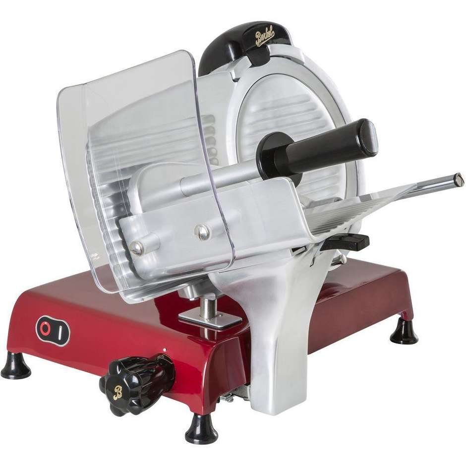 Berkel Red Line 250 Affettatrice con lama in acciaio cromato da 250 mm Colore Rosso