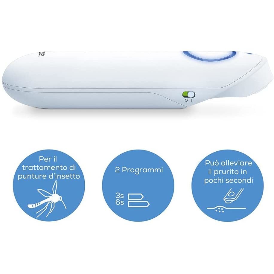 Beurer BiteX Original BR 60 dopopuntura a calore, 2 programmi, bianco