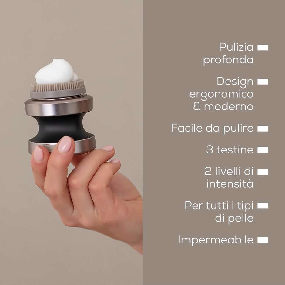 Beurer FC 59 Dual Spazzola Viso Elettrica 3 Accessori Batteria Ricaricabile