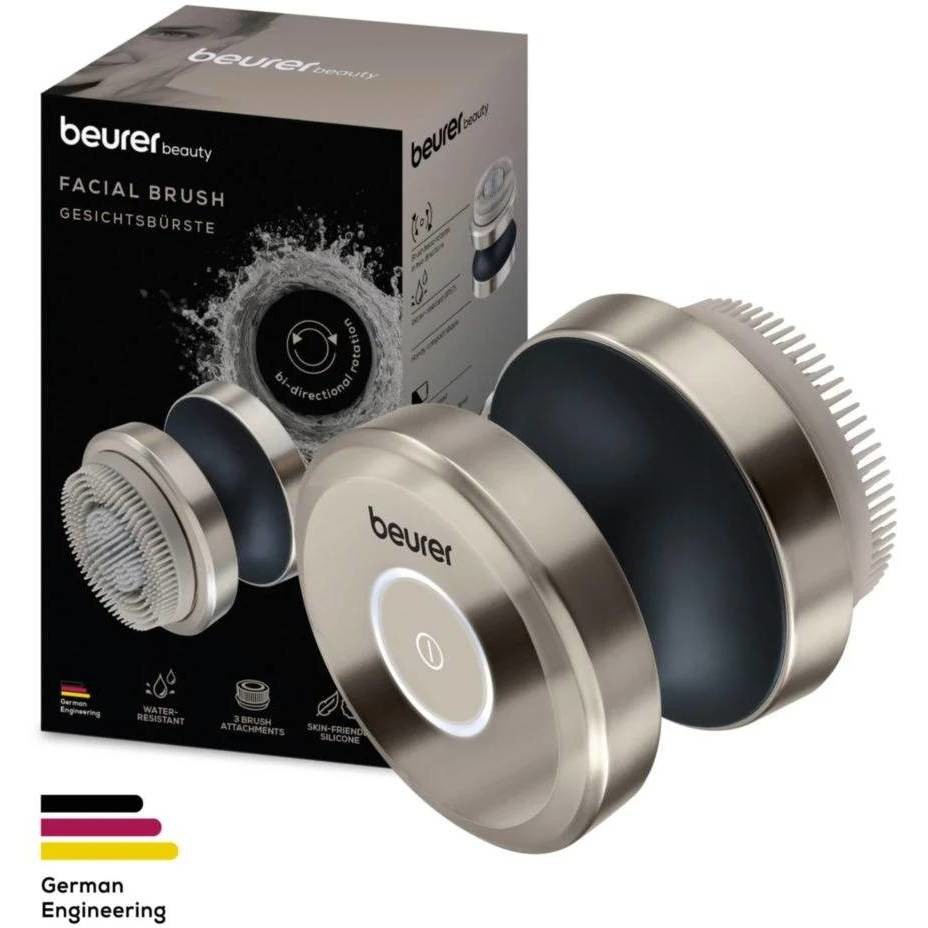 Beurer FC 59 Dual Spazzola Viso Elettrica 3 Accessori Batteria Ricaricabile