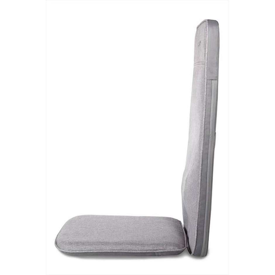 Beurer MG202 - Sedile Massaggiante Shiatsu Extra Sottile, 4 Testine, 2 Livelli di Intensità, Grigio