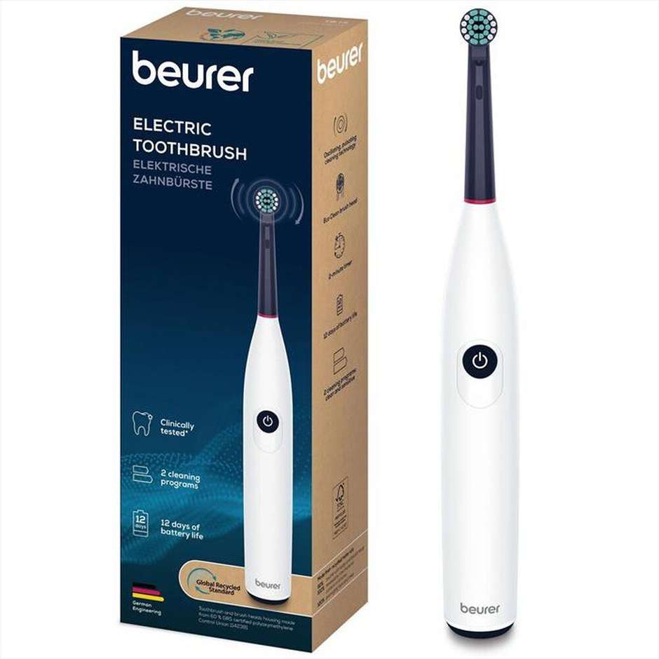 Beurer TB 15 Green Planet – Spazzolino Elettrico Ricaricabile