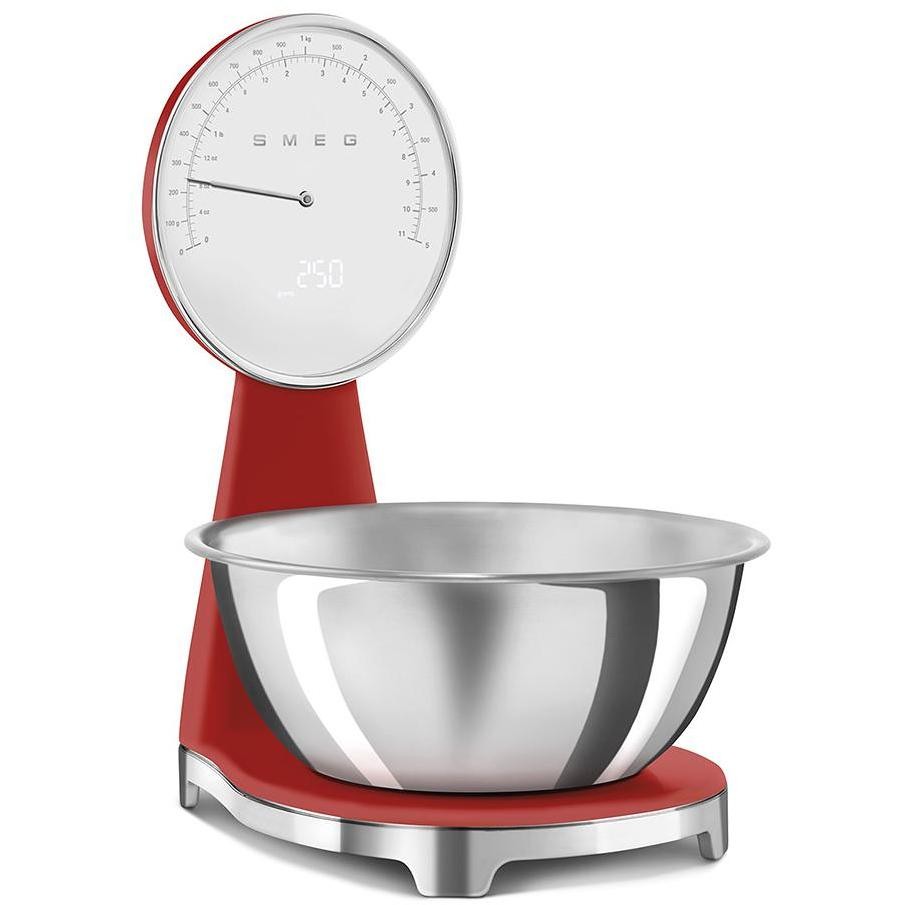 bilancia kitchen scale red         50's style