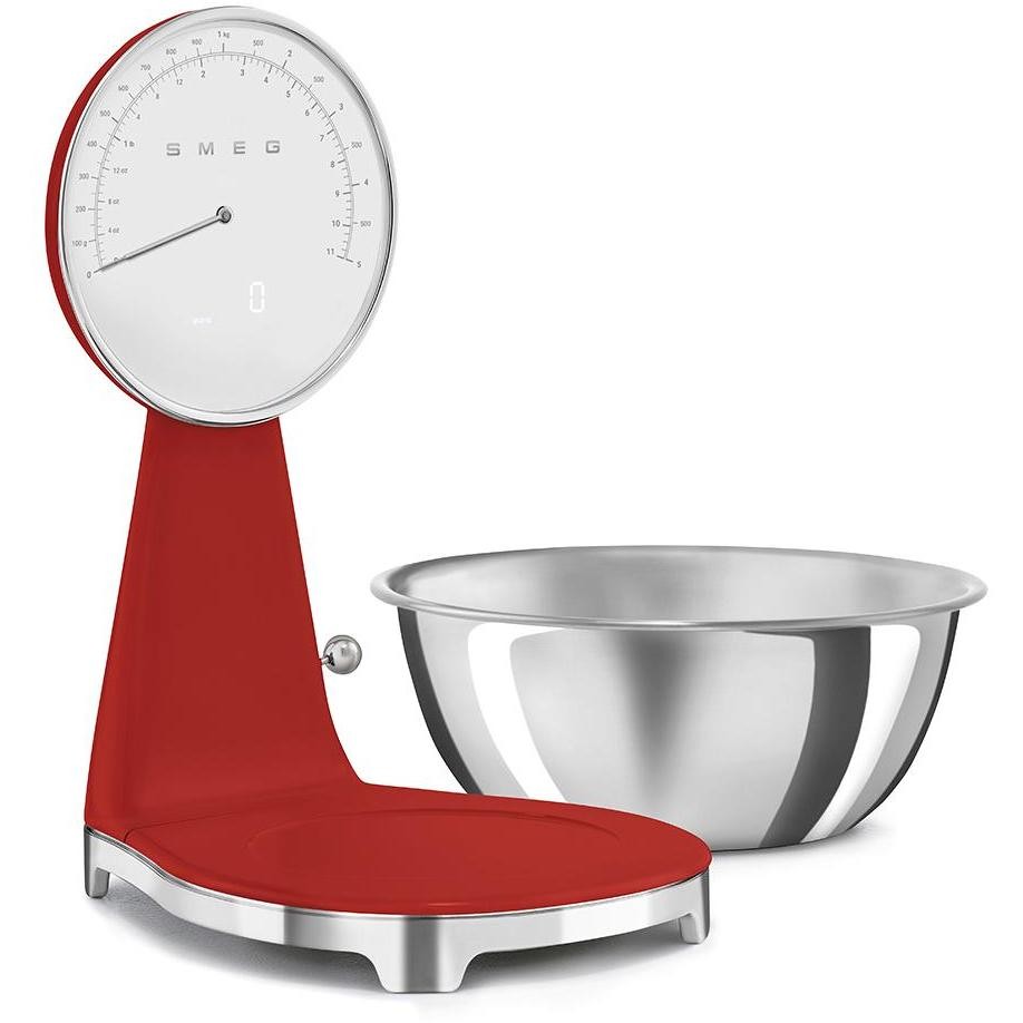 bilancia kitchen scale red         50's style