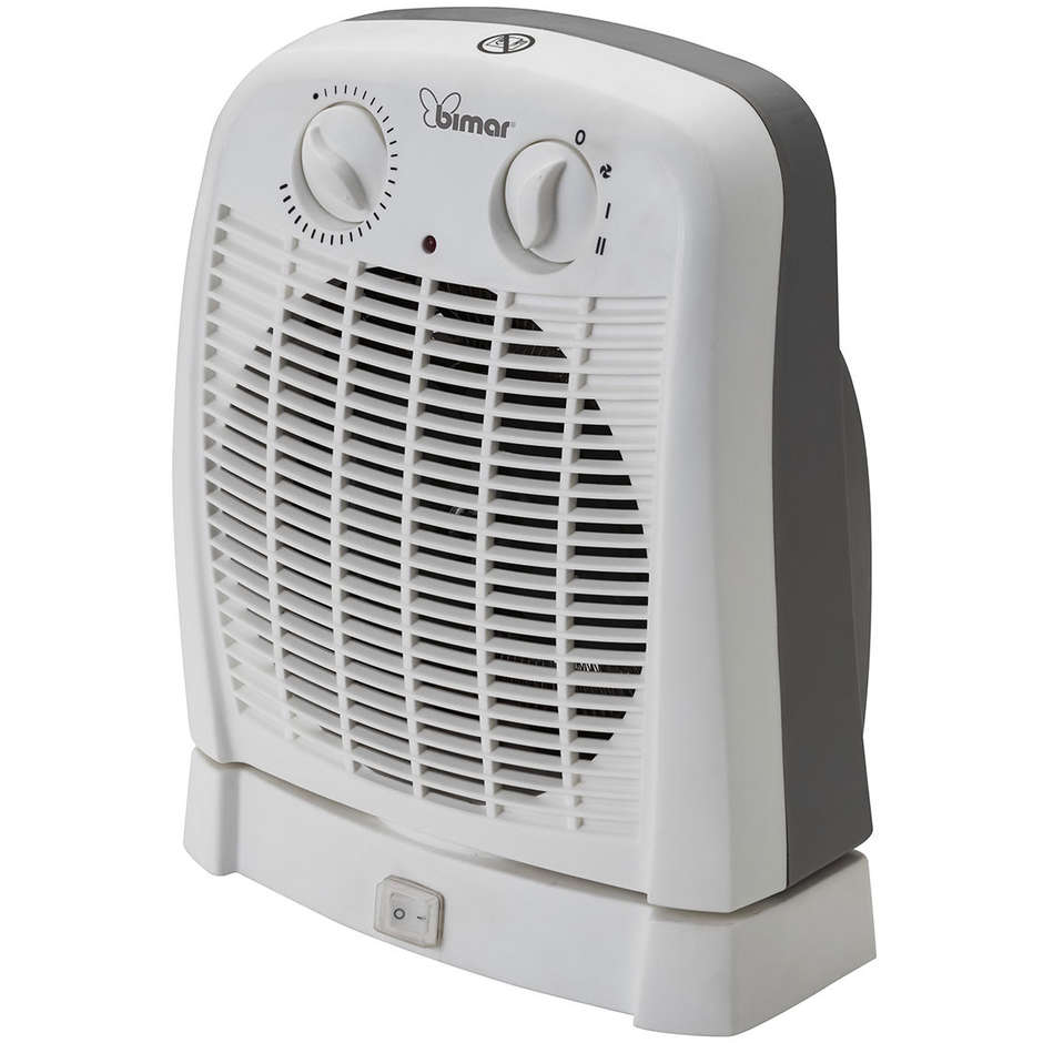 Bimar HF195 termoventilatore oscillante con termostato, 2000 W