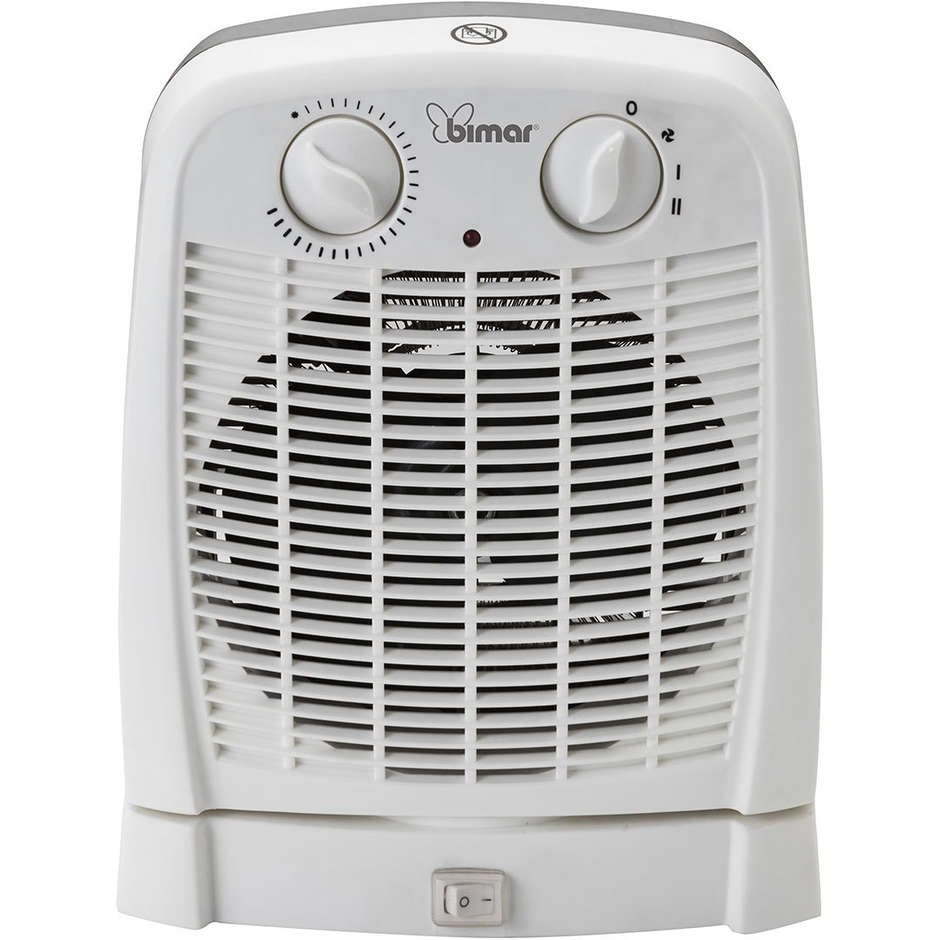 Bimar HF195 termoventilatore oscillante con termostato, 2000 W