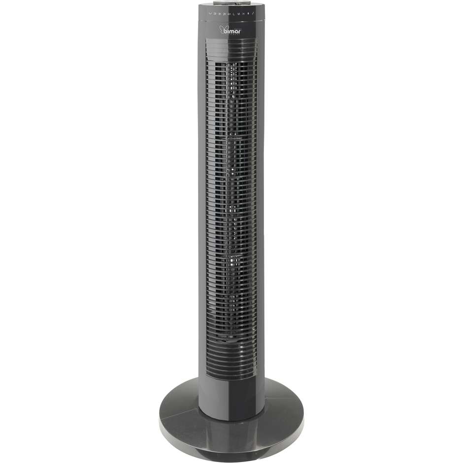 Bimar Ventilatore a torre 80 cm Silenzioso Colore Nero