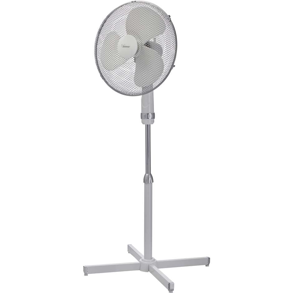 Ventilatore A Piantana BAKAJI 50W - Con Telecomando E Timer | Oscillazione 40cm Bianco - Foto 7