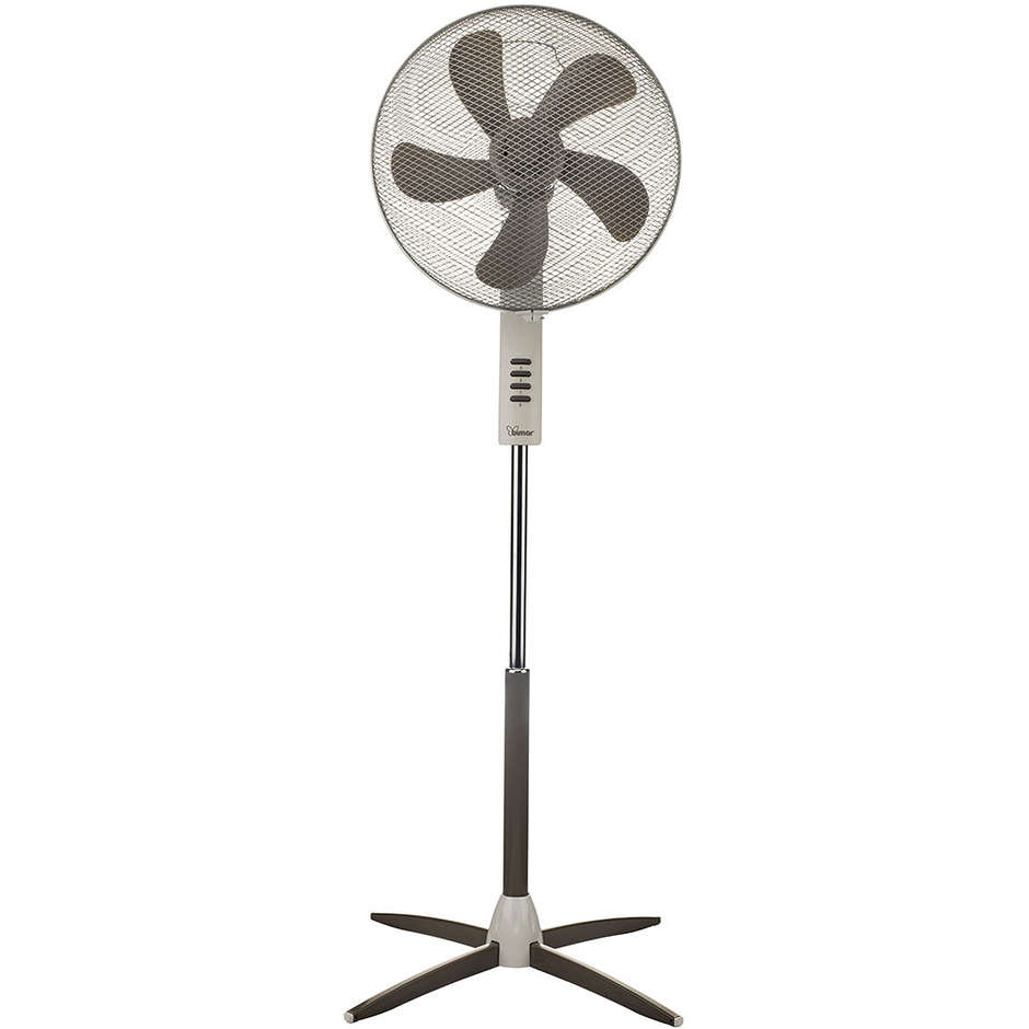 Bimar VP433 ventilatore a piantana, 3 velocità, bianco e grigio