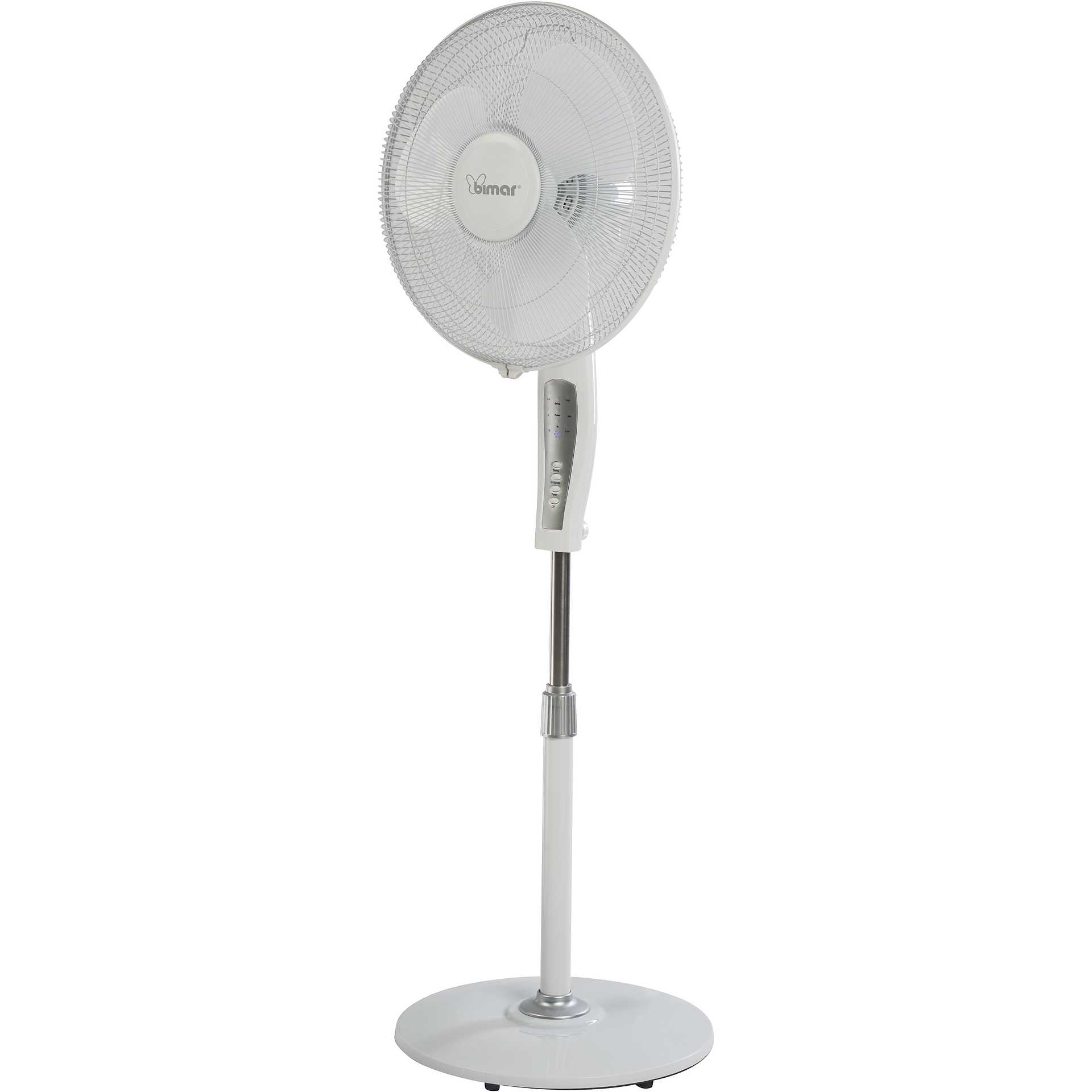colore bianco Ventilatore a piantana con telecomando