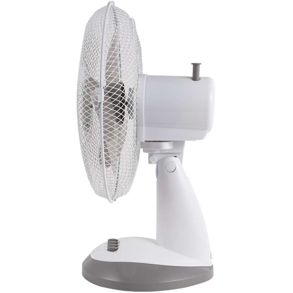 Bimar VT315 Ventilatore da Tavolo 30 cm 40 W, 3 Pale, 3 Velocità, Oscillante, Grigio/Bianco