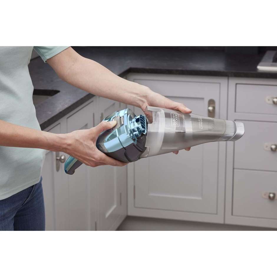 Black & Decker Dustbuster NVC220WBC-QW Aspirabriciole Ricaricabile Litio 7,2V con Bocchetta Fessure e Spazzola