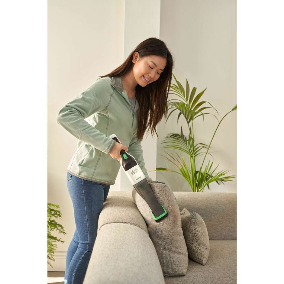 Black & Decker REVHV8C-QW aspirabriciole a batteria 7,2 V, 19 AW