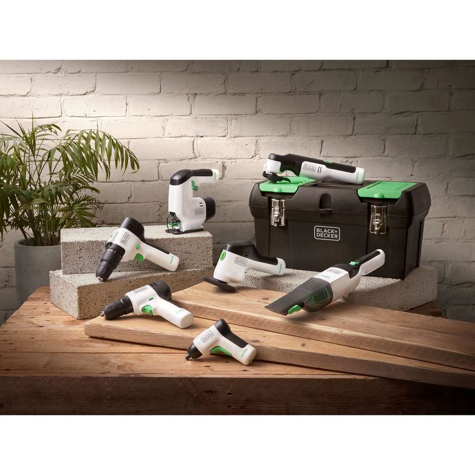 Black & Decker REVHV8C-QW aspirabriciole a batteria 7,2 V, 19 AW