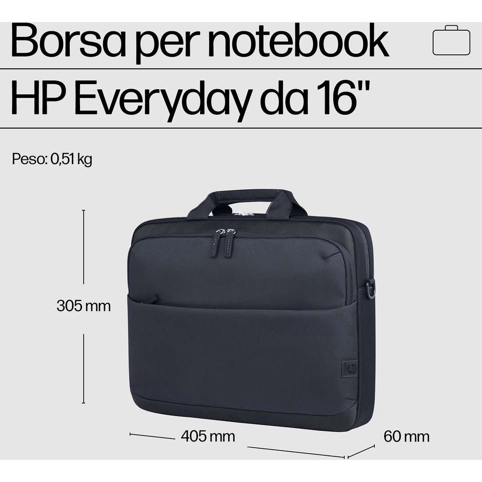 borsa per notebook hp 16" black