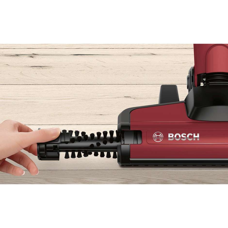 Bosch BBH2P14L Scopa elettrica senza fili 2in1 Autonomia 35 minuti colore Rosso