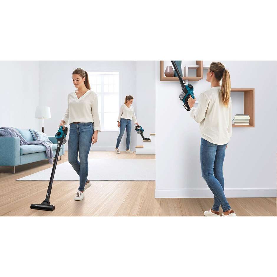 Bosch BBS611LAG Scopa Elettrica Ricaricabile Senza Fili Ciclonica Nero