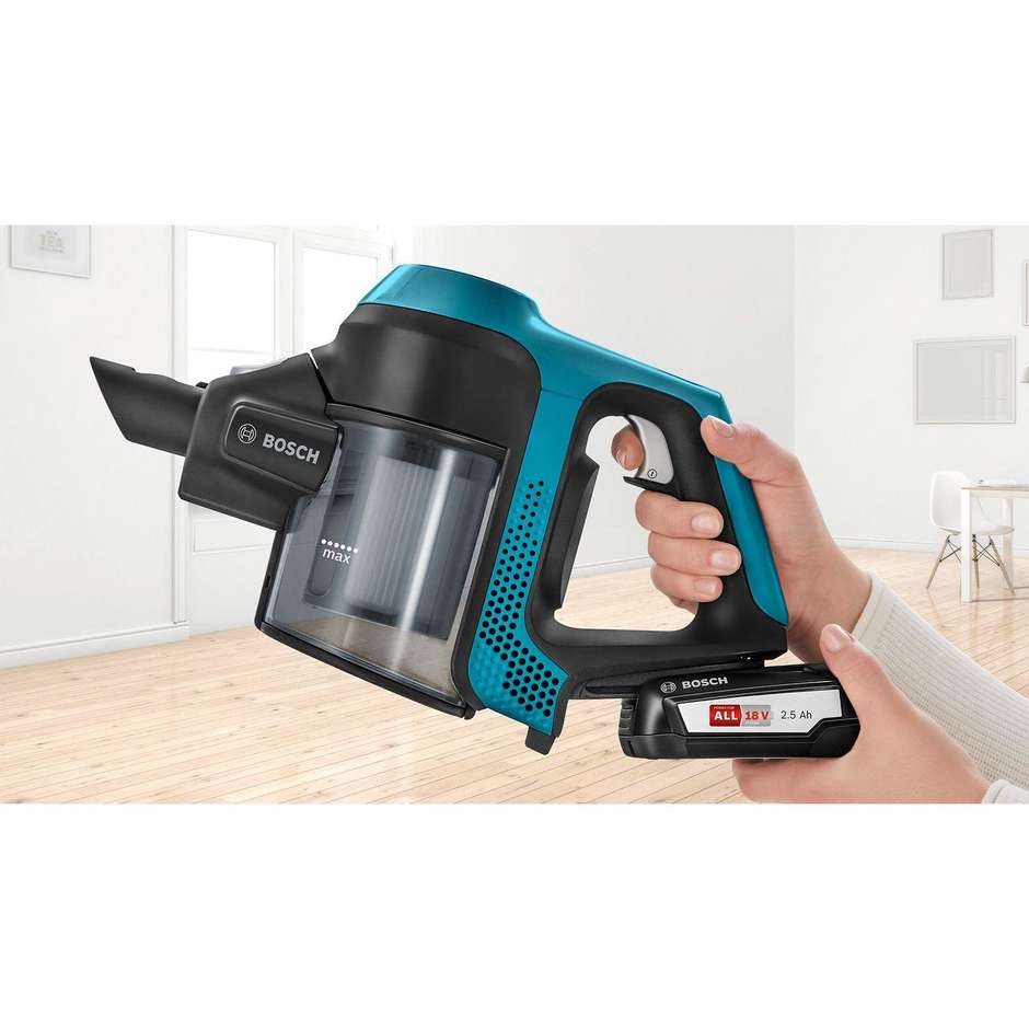 Bosch BBS611LAG Scopa Elettrica Ricaricabile Senza Fili Ciclonica Nero