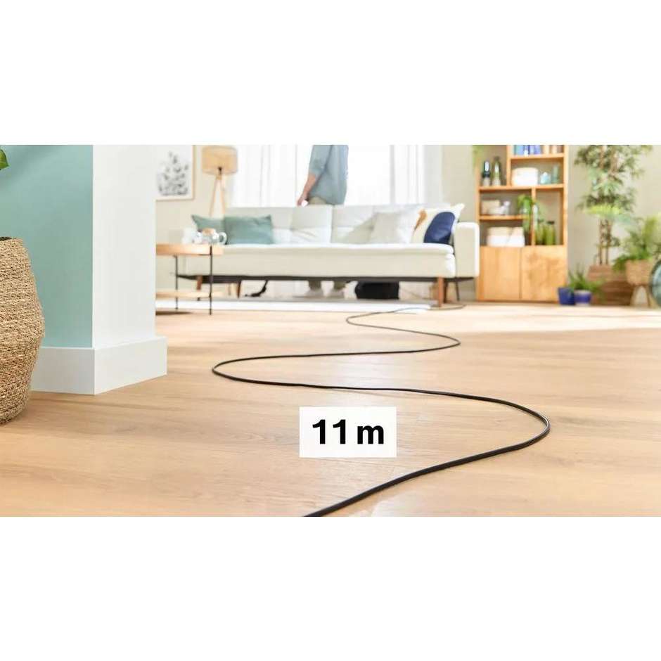 Bosch BGB41BA1 Aspirapolvere a Traino Ciclonico ad Alta Efficienza Nero