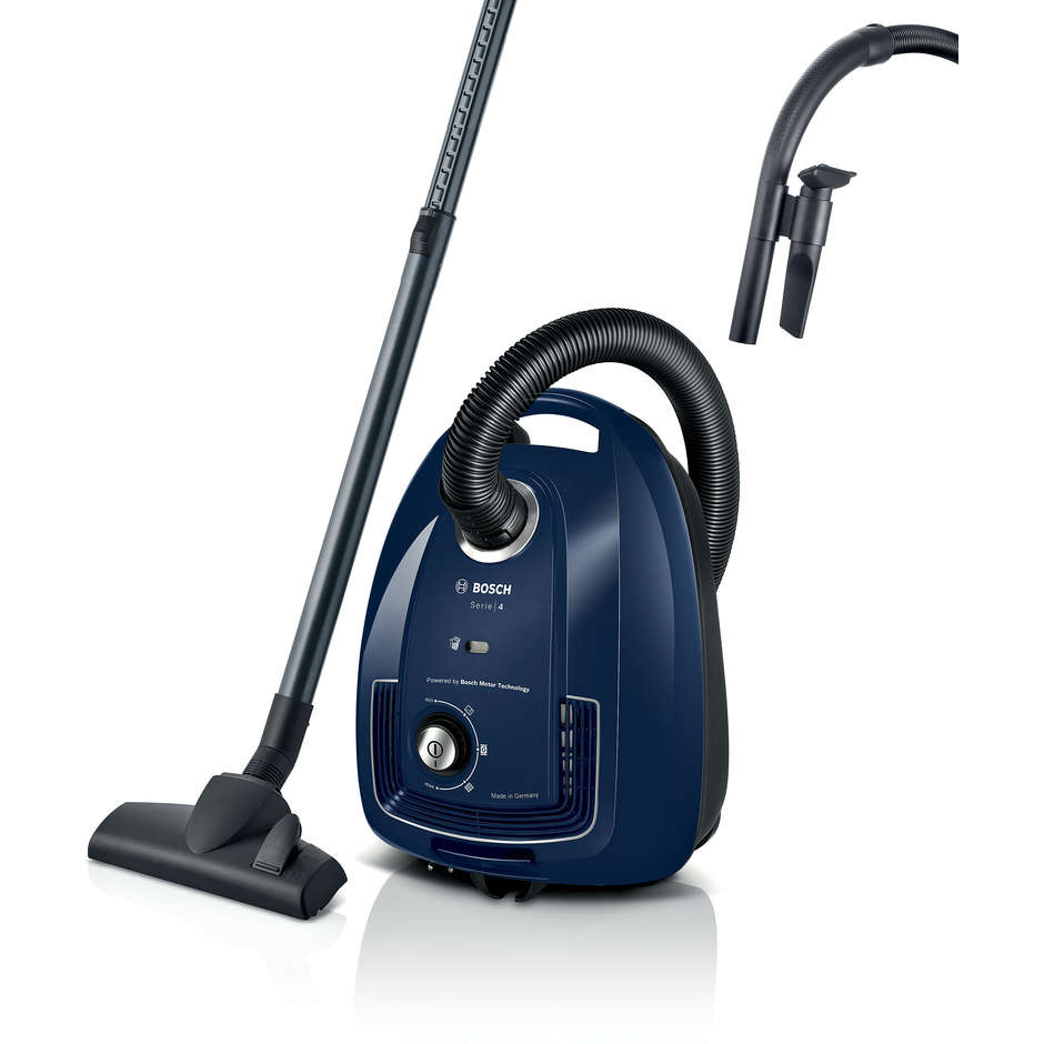 Bosch BGL38BU1 Serie 4 Aspirapolvere con sacco 600 W blu