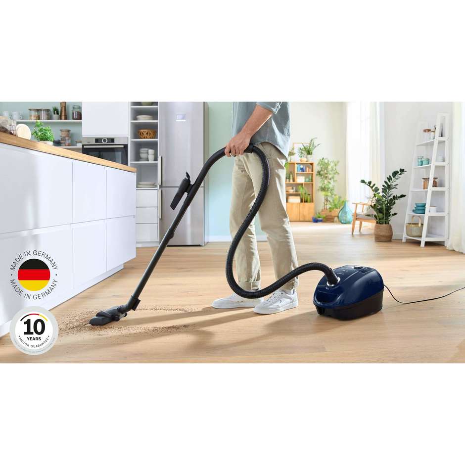 Bosch BGL38BU1 Serie 4 Aspirapolvere con sacco 600 W blu