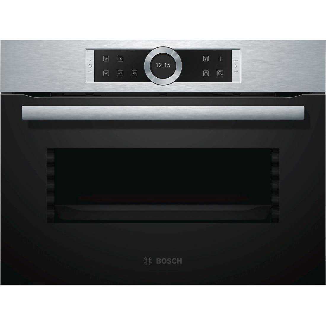 Bosch CFA634GS1 forno a microonde da incasso 900 Watt 36 litri colore nero  e inox - Forni Da Incasso microonde incasso - ClickForShop