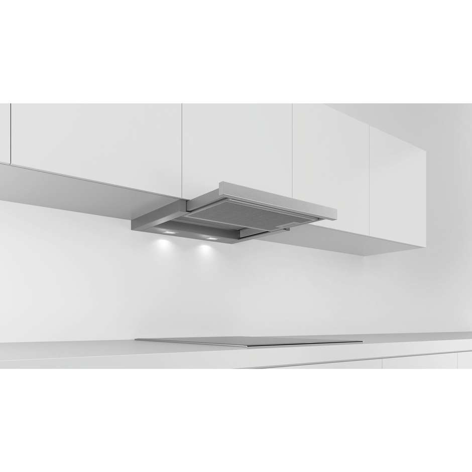 Bosch DFS067A50 cappa aspirante telescopica 60 cm classe A colore grigio metallizzato