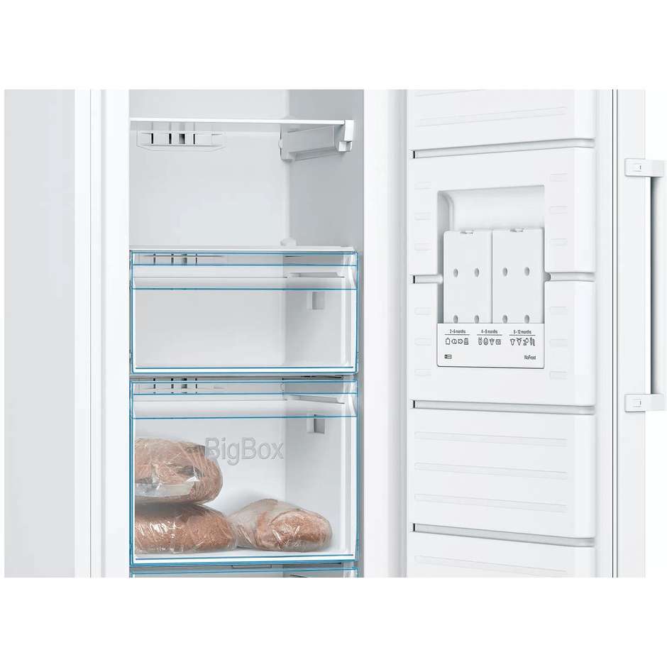 Bosch GSN33VWEP Congelatore Verticale a Cassetti 225 Litri Classe E Bianco
