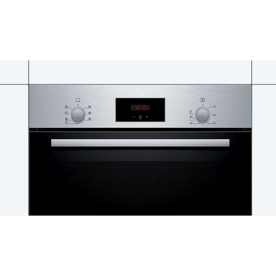 BOSCH HBF113BR1S Forno da Incasso Multifunzione 66 L Classe A Multilivello Acciaio Inox