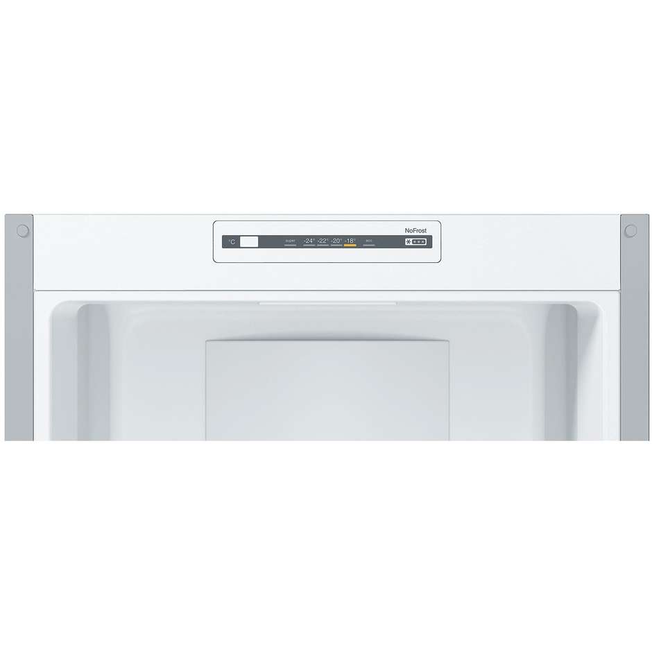 Bosch KGN36NLEA Frigorifero Combinato 302 Litri Classe A Acciaio Inox