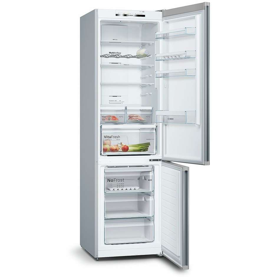 Bosch KGN39IJ3A Vario Style frigorifero combinato 366 litri classe A++ No Frost colore silver