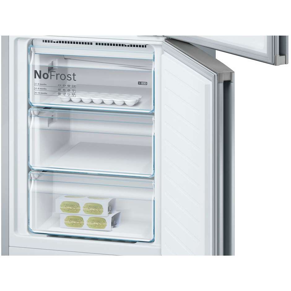 Bosch KGN39XI47 frigorifero combinato 366 litri classe A+++ Total No Frost colore inox antimpronta