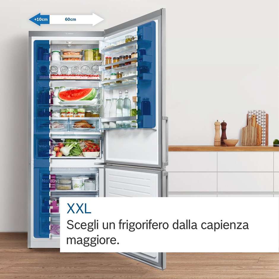 Bosch KGN497WDF Frigorifero Combinato 440 Litri Classe D Bianco