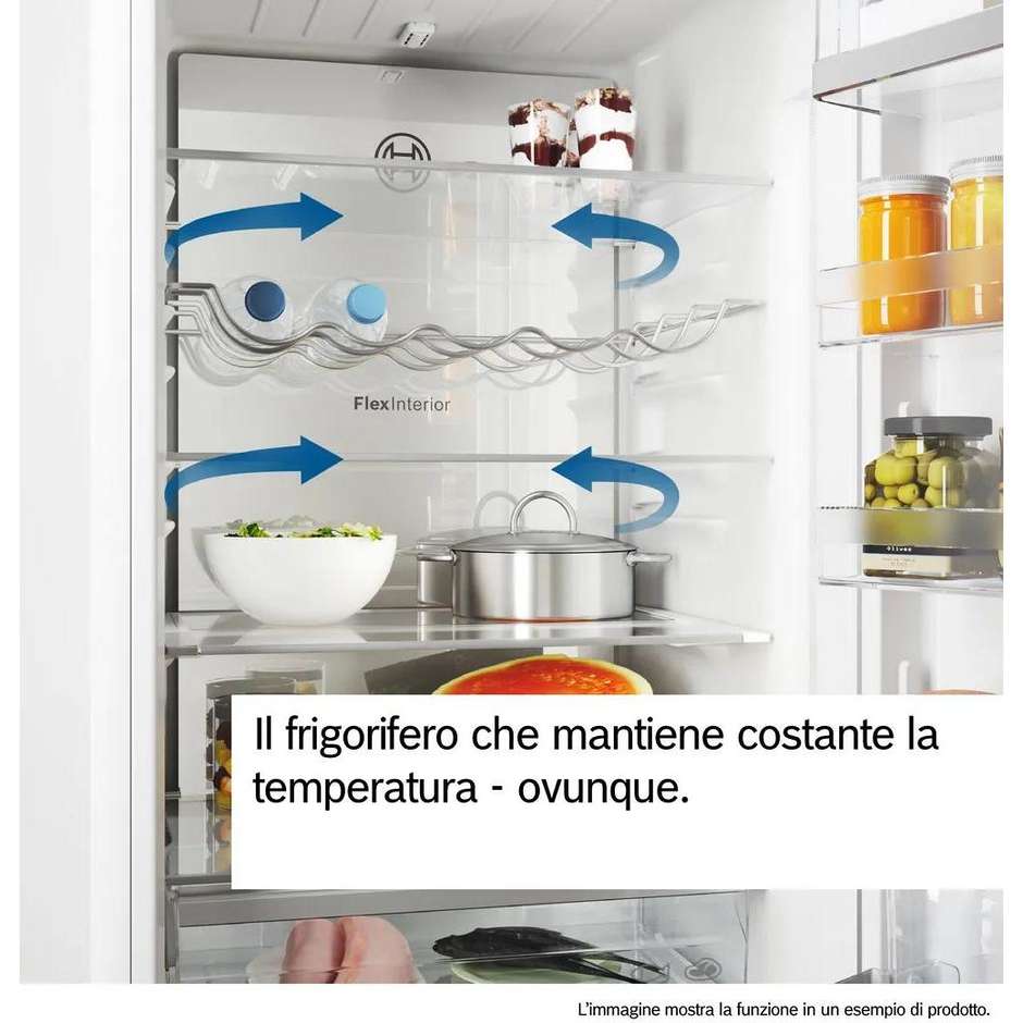 Bosch KGN49OCAF Frigorifero Combinato Capacita 440 Lt Classe A Colore Accio Inox