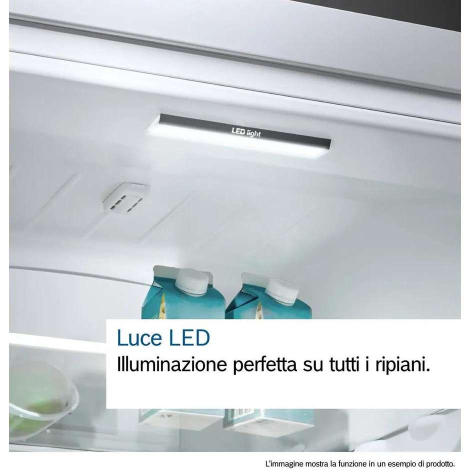 Bosch KGN49OCAF Frigorifero Combinato Capacità 440 Lt Classe A Colore Accio Inox