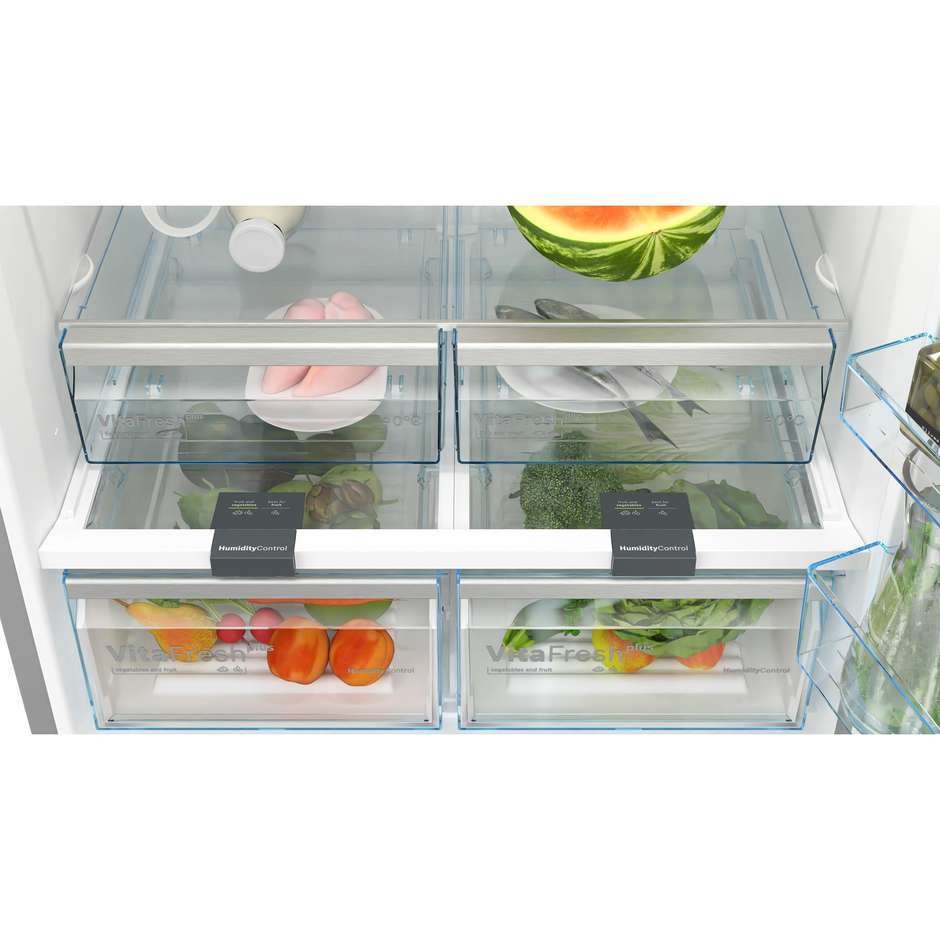 Bosch KGN86VIEA Frigorifero Combinato 631 Litri Classe E Acciaio Inox