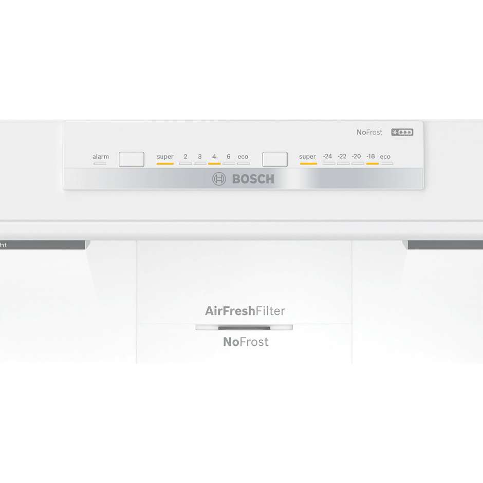 Bosch KGN86VIEA Frigorifero Combinato 631 Litri Classe E Acciaio Inox