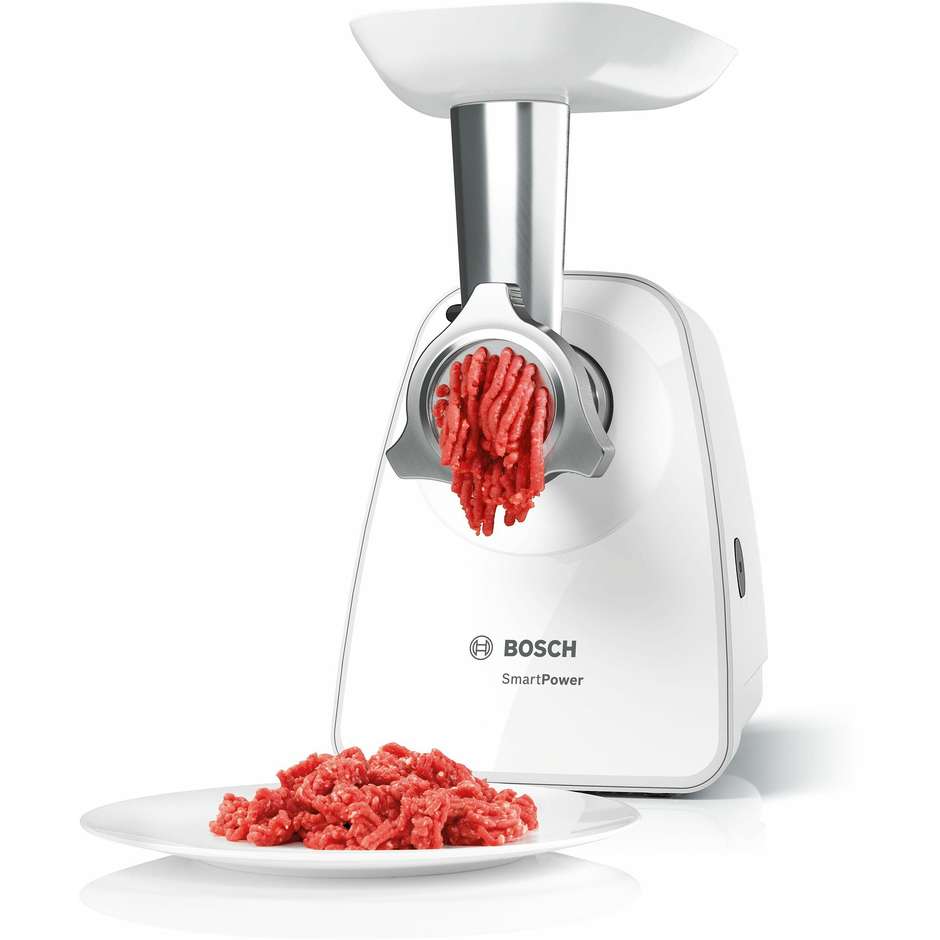 Bosch MFW2500W Tritacarne SmartPower 350W Bianco