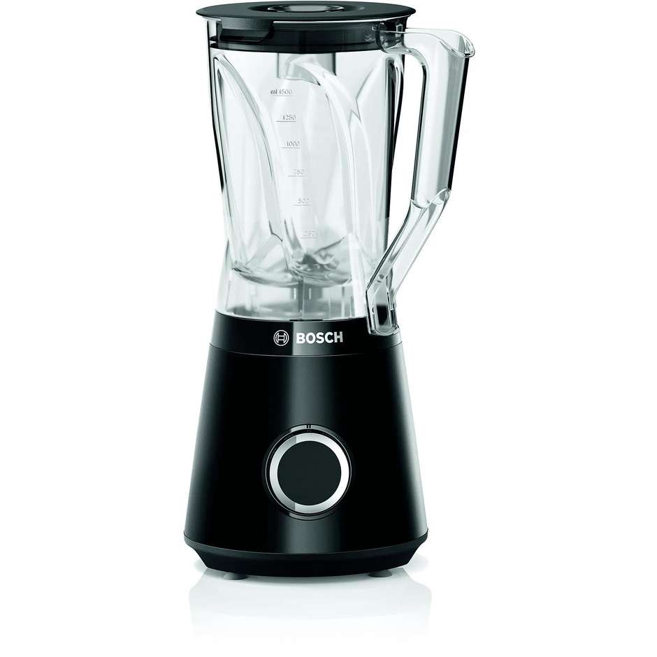 Bosch MMB6141B Frullatore da Tavolo con Caraffa Tritan 1,5 L, 1200 W, Nero