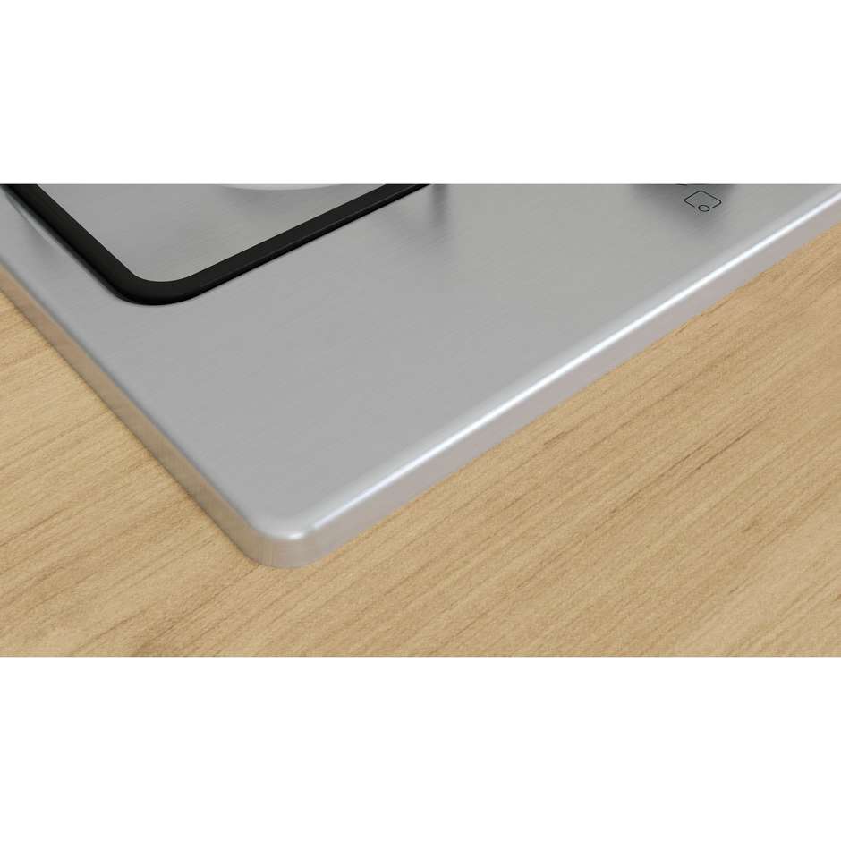 Bosch PGP6B5K85 Serie 4 piano a gas 60 cm, 4 fuochi, acciaio inox