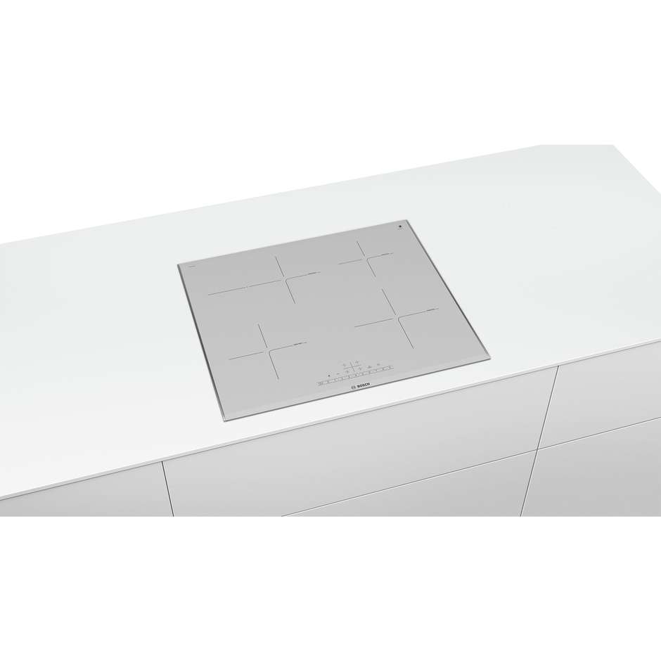 Bosch PIF672FB1E piano cottura a induzione 60 cm 4 zone vetroceramica colore bianco