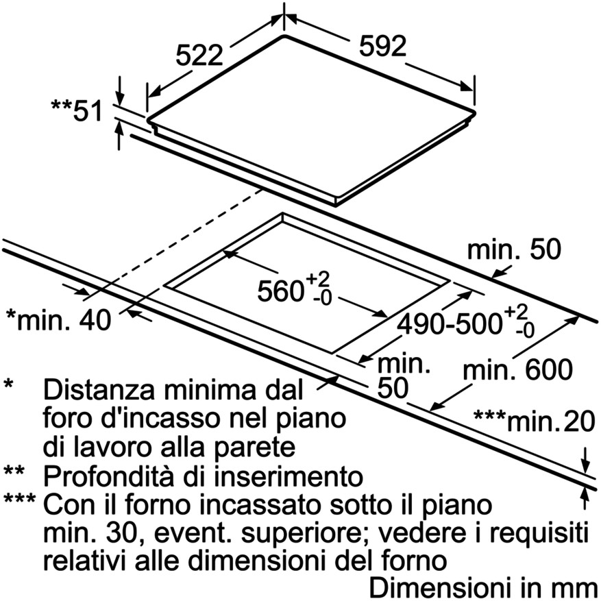 Bosch PVS611FB1E piano cottura a induzione 60 cm 4 zone vetroceramica colore nero