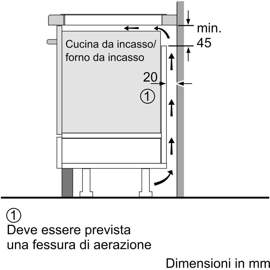 Bosch PVS83KHC1Z Serie 6 Piano Cottura a Induzione 80 cm con CombiZone PerfectFry Plus ComfortProfil 7400W