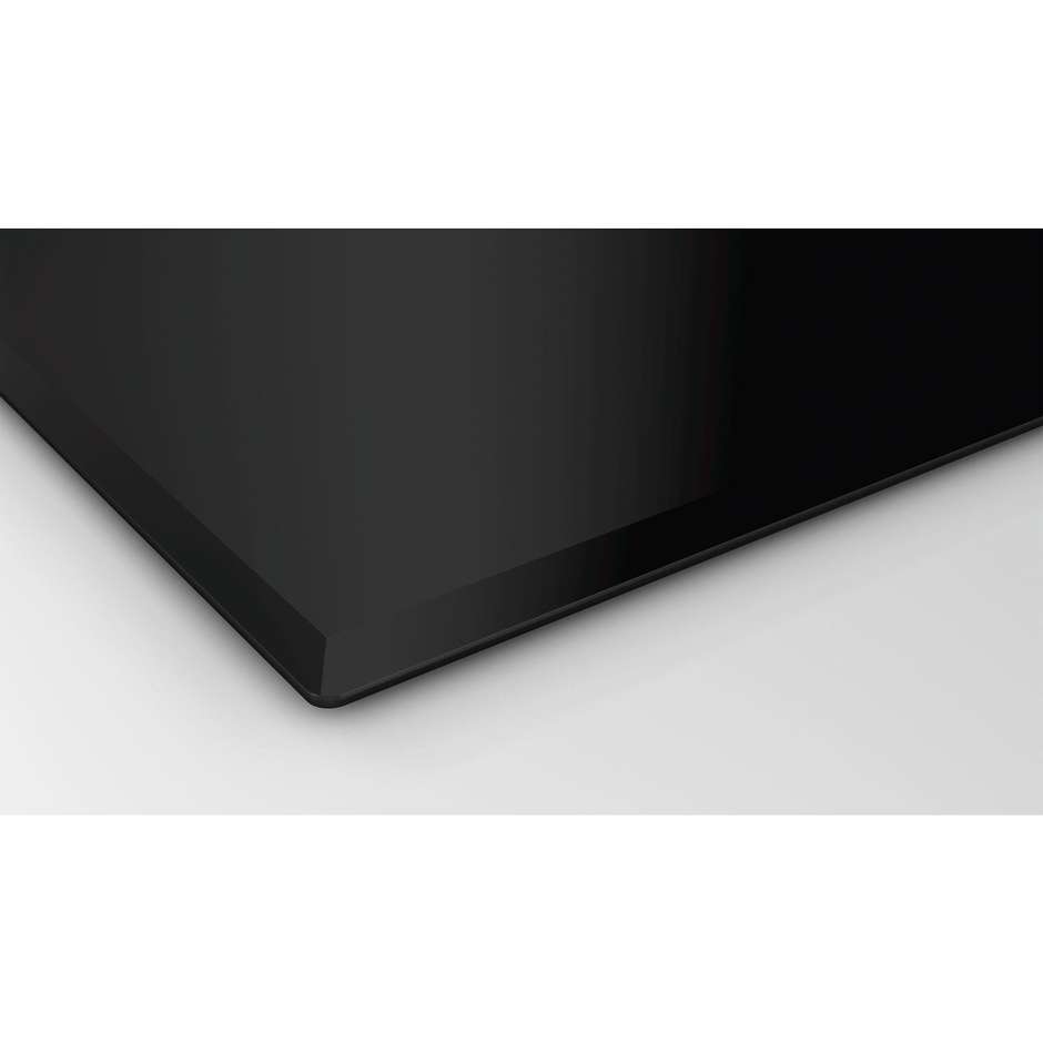 Bosch PVS851F21E Piano cottura a induzione 80 cm con cappa integrata 4 Zone Vetroceramica Nero