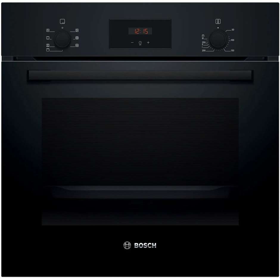 Bosch Serie 2 HBF133BA1 Forno da Incasso 66 Litri Aria Calda 3D Autopulizia EcoClean Direct Classe A Nero