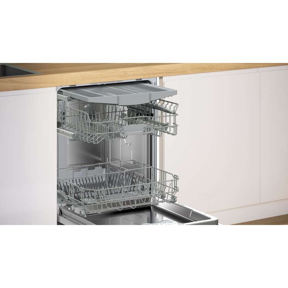 Bosch Serie 2 SMV25EX02E Lavastoviglie a Scomparsa Totale 60 cm 13 Coperti InfoLight EcoSilence Drive Classe E