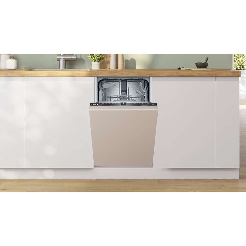 Bosch Serie 2 SPV2HKX42E Lavastoviglie a Scomparsa Totale Slim 45 cm 10 Coperti Home Connect ExtraDry Classe E